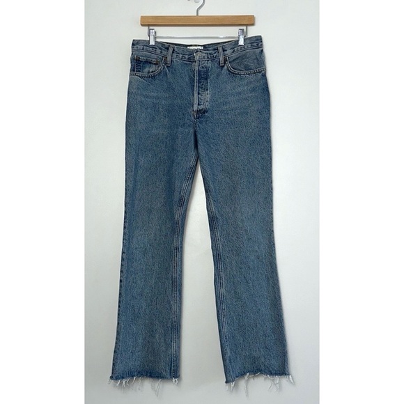 AGOLDE Relaxed Mid Rise Boot Jean in Medium Wash - Picture 8 of 16